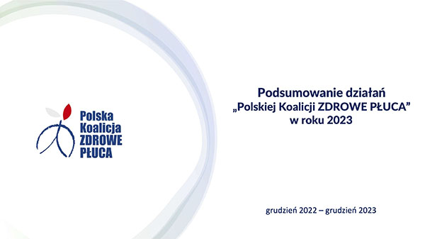 Sprawozdanie Polska Koalicja ZDROWE PŁUCA 15.12.2023
